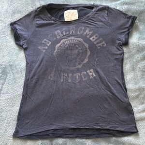 Abercrombie & Fitch Charcoal Tee